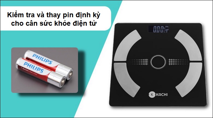 Kiểm tra và thay pin định kỳ