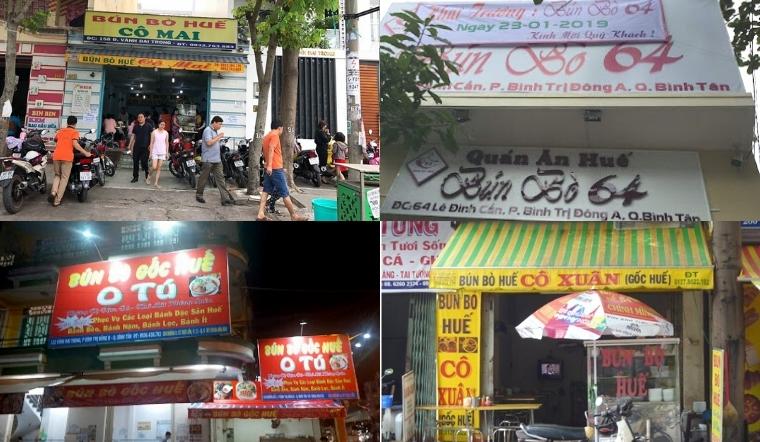 7 quán bún bò ngon nhất tại quận Bình Tân