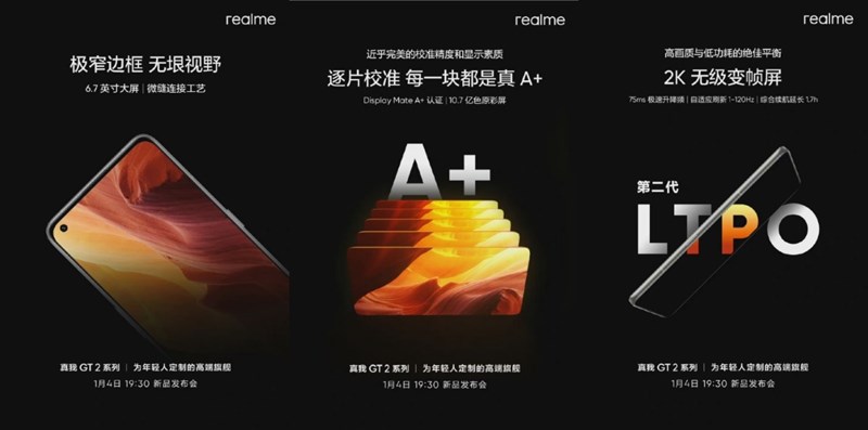 Màn hình dòng Realme GT 2 đạt điểm A+ từ DisplayMate Màn hình dòng Realme GT 2 đạt điểm A+ từ DisplayMate