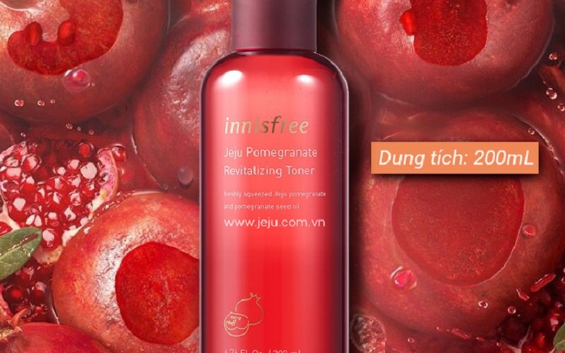 Toner lựu đỏ Innisfree mua ở đâu? Giá bao nhiêu?