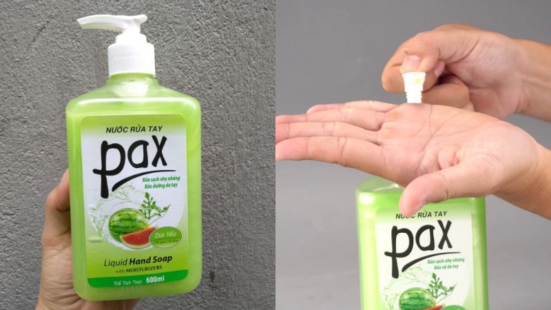 Nước rửa tay Pax hương dưa hấu 600ml