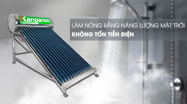 Các phụ kiện máy nước nóng năng lượng mặt trời cần thiết khi lắp đặt > Máy nước nóng năng lượng mặt trời Kangaroo