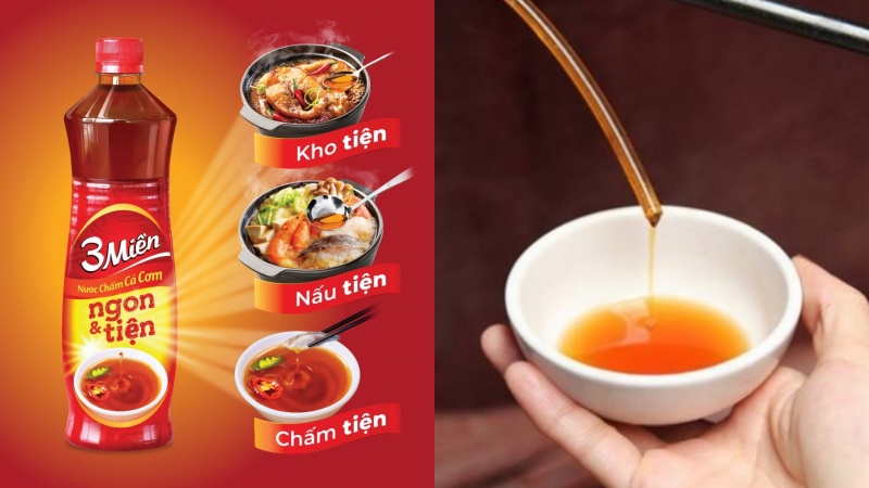 Nước chấm cá cơm 3 Miền chai 800ml