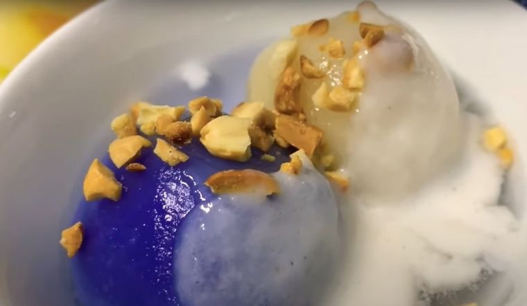 Cách làm chè trôi nước hoa đậu biếc đẹp mê ly cực đơn giản