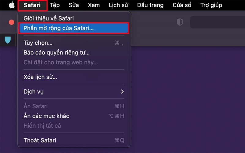 Cách thêm, xoá tiện ích mở rộng Safari trên MacBook Cách thêm, xoá tiện ích mở rộng Safari trên MacBook