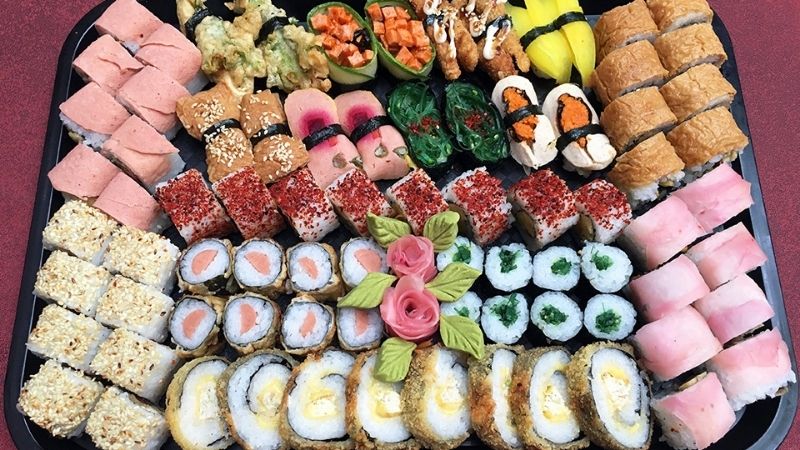 SUSHI Phước Ngư Đông Hải có sushi chay phục vụ cho người dùng chay