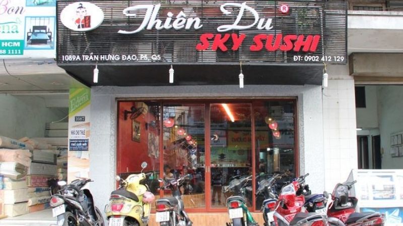 Thiên Du Sky Sushi là một nhà hàng sushi với giá cả bình dân