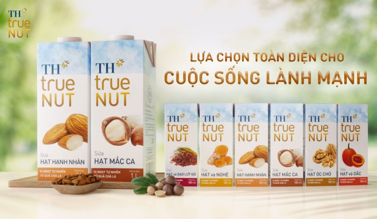 Thử ngay thức uống thiên nhiên từ sữa hạt TH True Nut