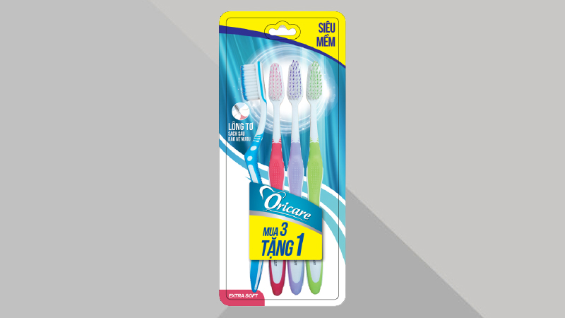 Bộ 4 bàn chải Oricare