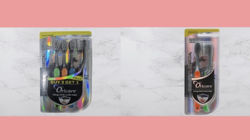 Bàn chải răng Oricare Spiral Charcoal