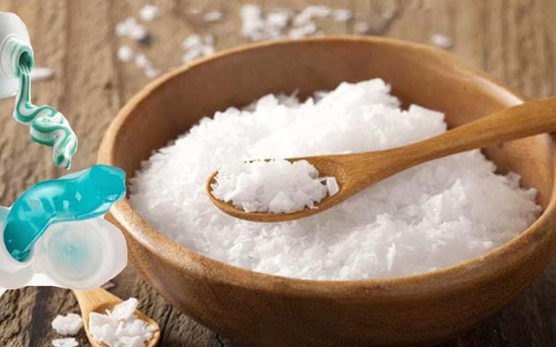 Trị thâm sẹo bằng kem đánh răng và muối Trị thâm sẹo bằng kem đánh răng và muối