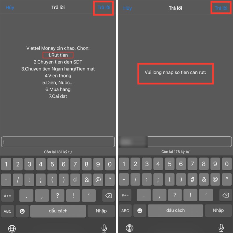 Cách rút tiền Viettel Money