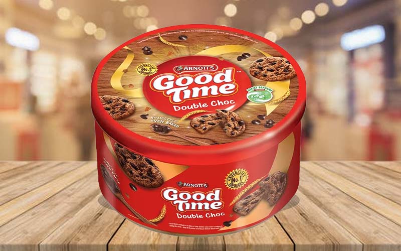 Hộp bánh quy socola Arnott's Goodtime