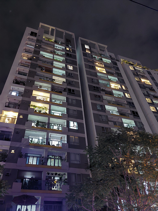 Ảnh chụp trong điều kiện thiếu sáng trên Galaxy A72.