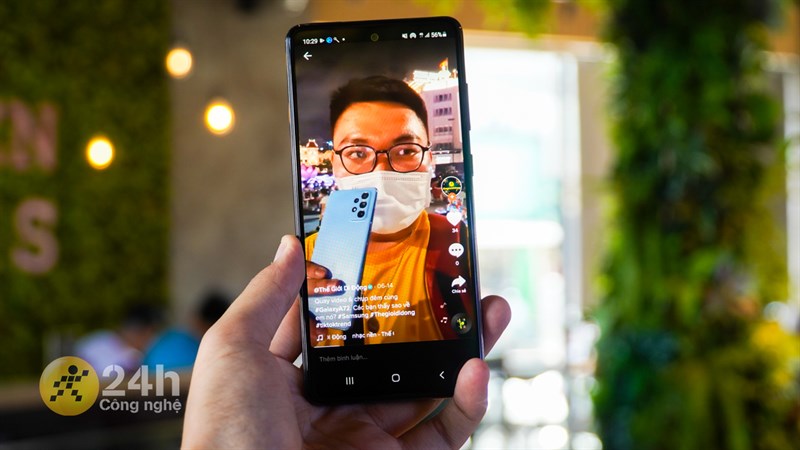 Galaxy A72 có thể sử dụng hơn 1 ngày với các tác vụ nhẹ.