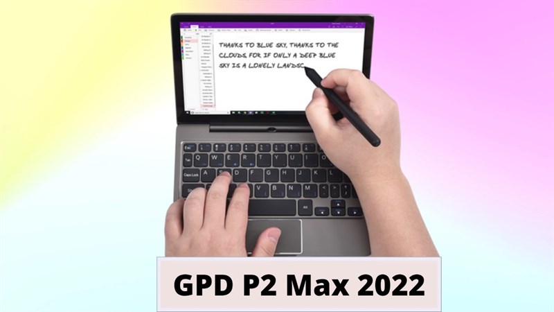 Máy tính xách tay mini GPD P2 Max 2022 với Pentium N6000 sắp ra mắt