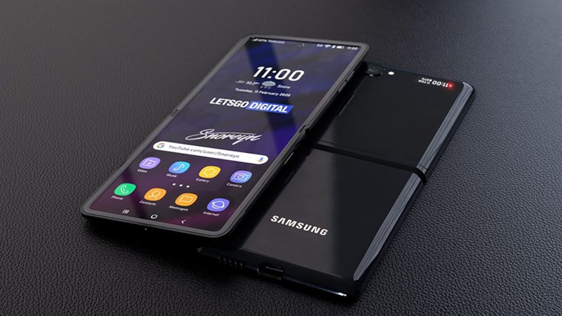 Bằng sáng chế smarthone màn hình gập đôi của Samsung được WIPO liệt kê