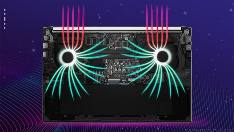 ASUS VivoBook Pro 14x OLED M7400QC được trang bị công nghệ tản nhiệt IceCool Plus.