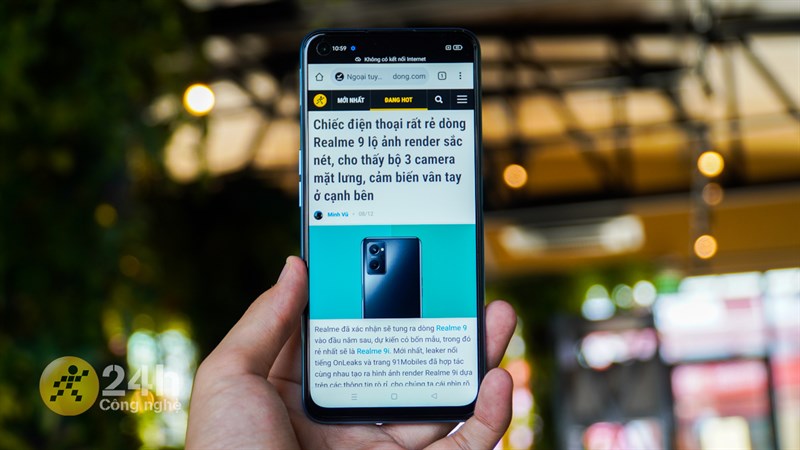 Màn hình 90 Hz của Realme 9i