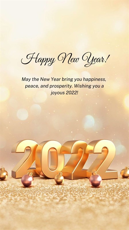 Những hình nền và hình ảnh năm mới 2022