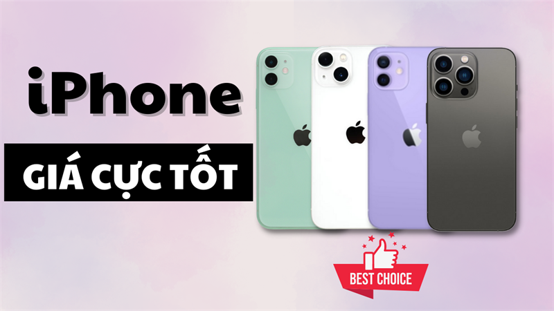 TOP iPhone giảm giá mạnh đáng mua nhất chương trình sale