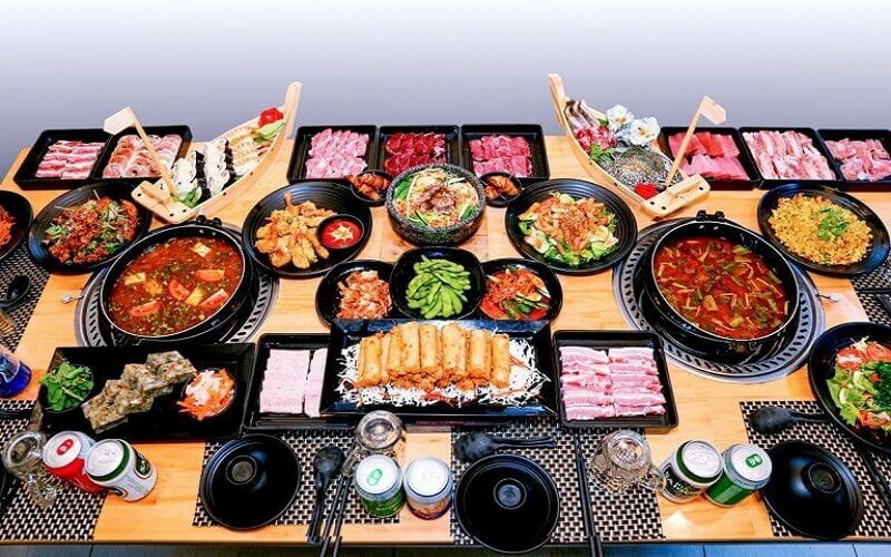 Các món ăn ở Arirang BBQ đều rất đậm vị Hàn