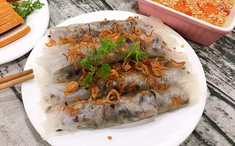 Bánh cuốn bằng bánh tráng