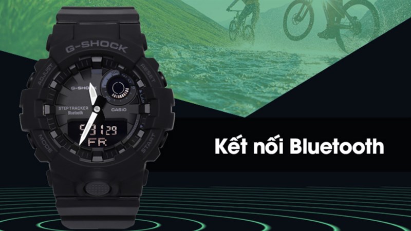 Đồng hồ Nam G Shock GBA 800 1ADR có khả năng kết nối điên thoại thông minh