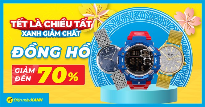 Top 10 Đồng hồ thời trang giảm mạnh đến 70% đón Tết Nhâm Dần 2022