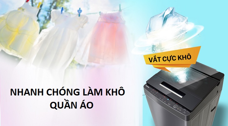 Tính năng vắt cực khô đi kèm