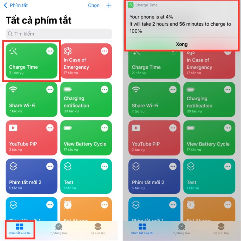 Cách xem thời gian sạc đầy pin iPhone