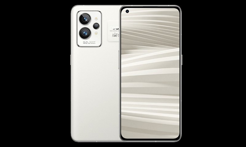 Realme GT 2 Pro có thiết kế đục lỗ chứa camera selfie ở mặt trước.