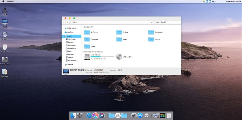 Hướng dẫn cách biến Windows 11 trở thành MacOS