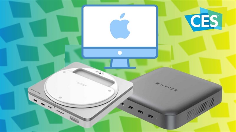 CES 2022: Hyper ra mắt Turntable Dock và Thunderbolt 4 GaN Power Hub cho iMac