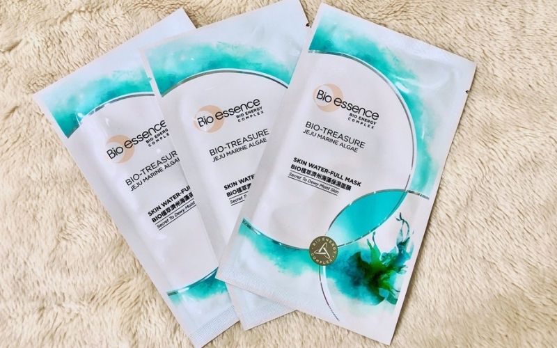 Mặt nạ tảo biển Bio-essence Jeju Marine Algae Skin Water-Full Mask