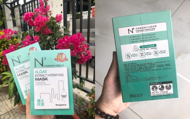 Mặt nạ tảo biển Neogence N3 Algae Extract Hydrating Mask