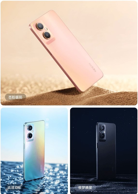 OPPO A96 5G xuất hiện trong ảnh render