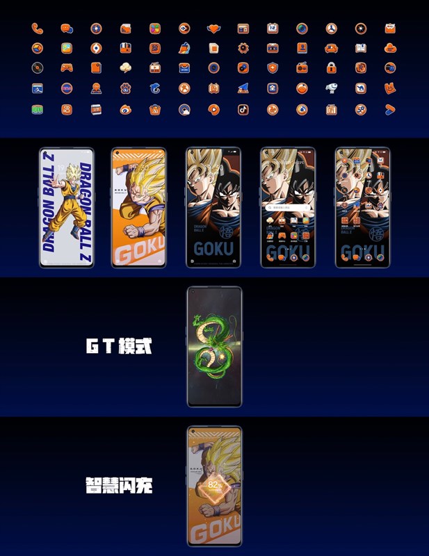Bộ giao diện Realme GT Neo 2 Dragon Ball Custom Edition
