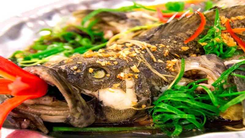 Món cá bớp sốt Hồng Kông hấp dẫn