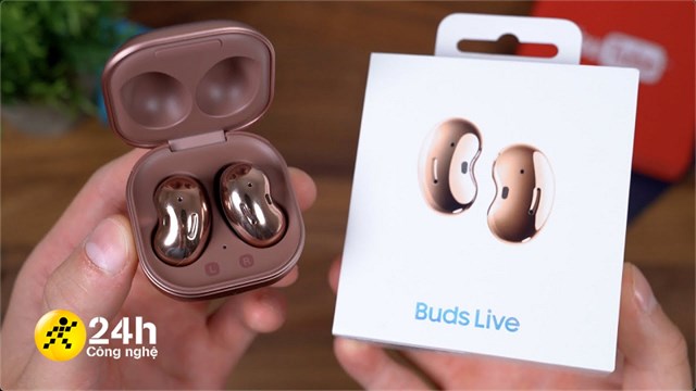 Trên tay Samsung Galaxy Buds Live: Giá gần 2 triệu, thiết kế độc đáo