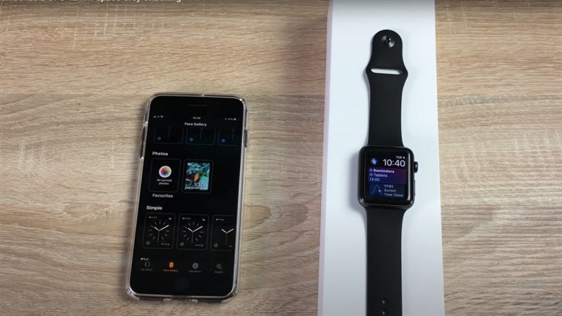 Màn hình hiển thị 1.65 inch trên Apple Watch S3 GPS và khả năng kết nối với smartphone