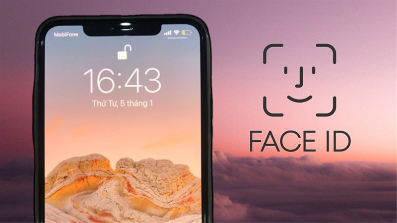 Mở khóa Face ID không cần vuốt màn hình