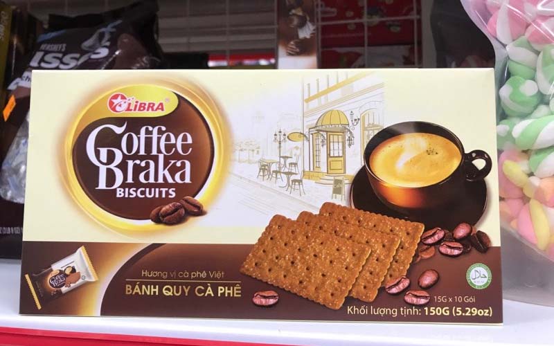 Bánh quy cà phê Braka Libra