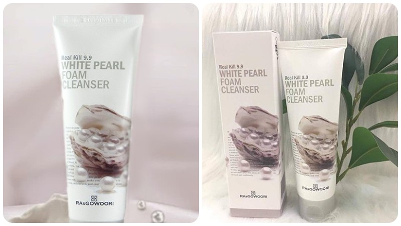 Sữa rửa mặt ngọc trai Hàn Quốc White Pearl Foam Cleanser Ra&Gowoori