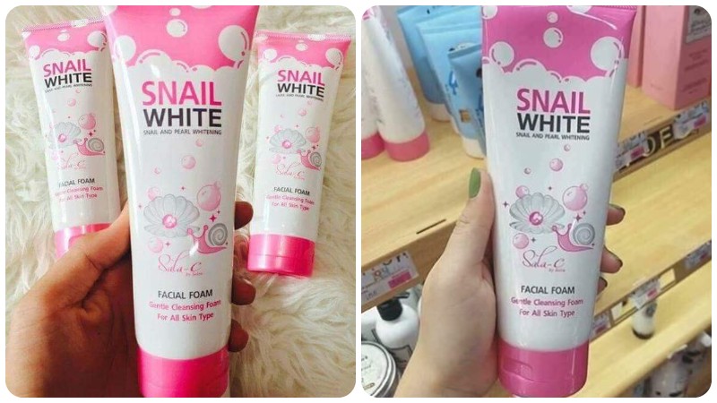 Sữa rửa mặt ngọc trai Snail White