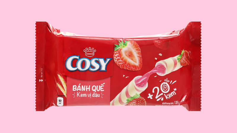 Bánh quế Cosy vị dâu