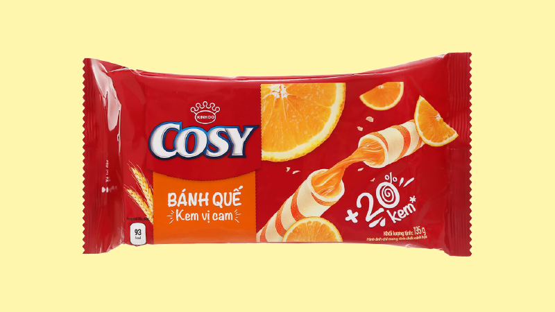 Bánh quế Cosy vị cam