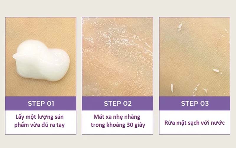 Cách sử dụng tẩy tế bào chết ngọc trai The Body Shop