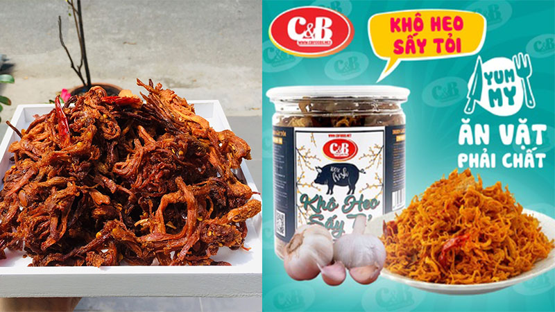 Khô heo sấy tỏi C&B