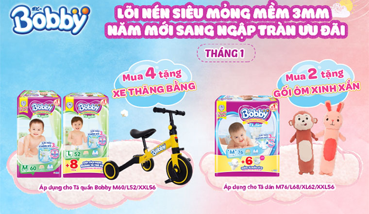 Năm mới sang Bobby ngập tràn ưu đãi